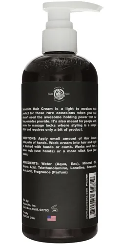 Vista 2 de Suavecito Botella de bomba de crema para el cabello, brillo medio durante todo el día