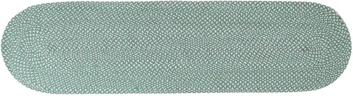 Vista 11 de Super Area Rugs - Alfombra trenzada de algodón de tres colores para granja, estilo búfalo a cuadros, negro, blanco, gris, 2 x 3 pies, rectangular