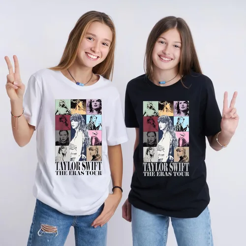 Vista 4 de Camiseta Taylor Swift ERAS Tour, camiseta para fanáticos de Taylor Swift, atuendo ERAS Tour, ropa de concierto nocturno, camiseta para fanáticos