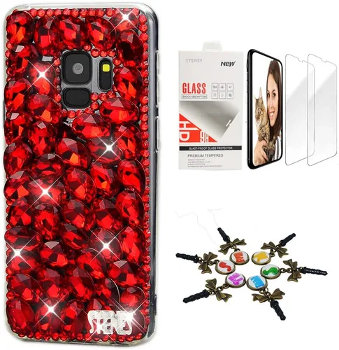 Vista 6 de Bling Case SSSGCDwSPSeries-44 - Funda con diseño 3D hecho a mano, 100 + cristales brillantes