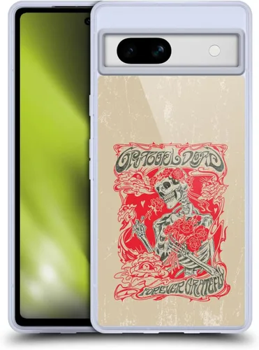 Vista 147 de Head Case Designs Funda de gel con licencia oficial de Grateful Dead Bear Trends [protección de grado militar] compatible con Google Pixel 3