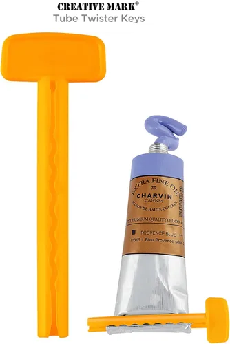Vista 2 de Creative Mark - Rodillo escurridor, exprimidor de tubos, grande, universal, de 4 pulgadas, resistente, herramienta para llaves por Creative Mark