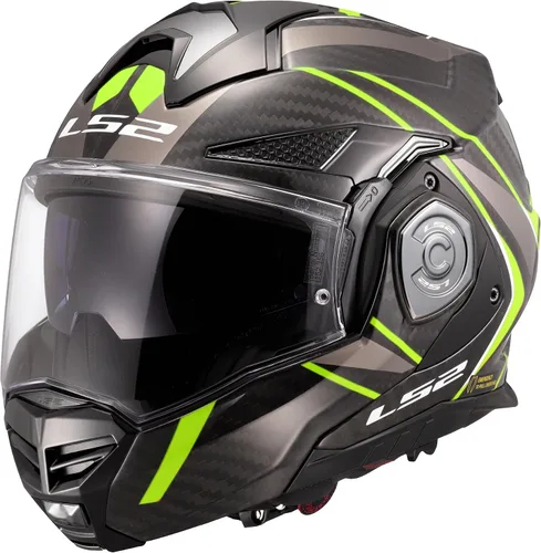 Vista 8 de Casco modular LS2 Helmets Advant X Carbon