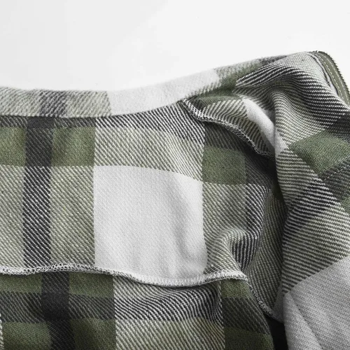 Vista 7 de Chaqueta corta para mujer, abrigo de manga larga con botones