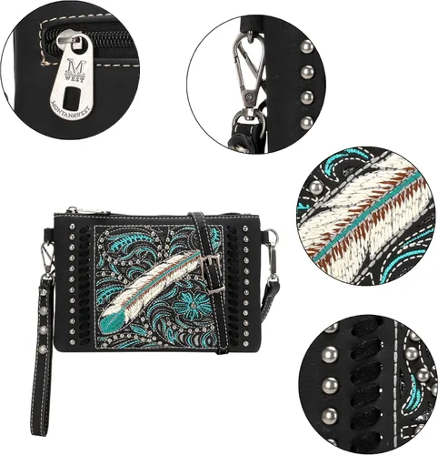 Vista 6 de Montana West Bolso bandolera occidental para mujer bolso de hombro