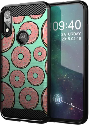 Vista 21 de CasesOnDeck - Funda compatible con Motorola Moto E (2020), diseño delgado, flexible, elegante, de protección contra golpes, funda de poliuretano