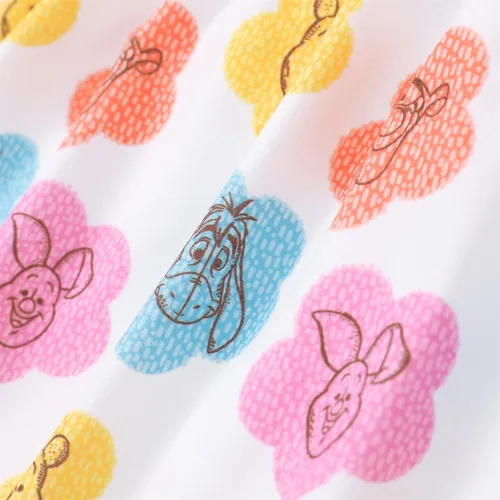 Vista 6 de Disney Vestido de bebé para niñas, 2 piezas, sin mangas, conjunto de cárdigan de manga larga de 3 a 24 meses