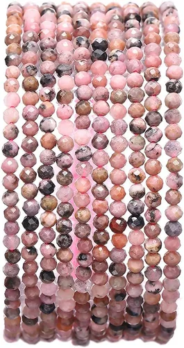 Vista 52 de BEADIA Cuentas de piedra natural africana de turquesa faceted rondelle 3x4mm semipreciosas sueltas para hacer joyas 38cm