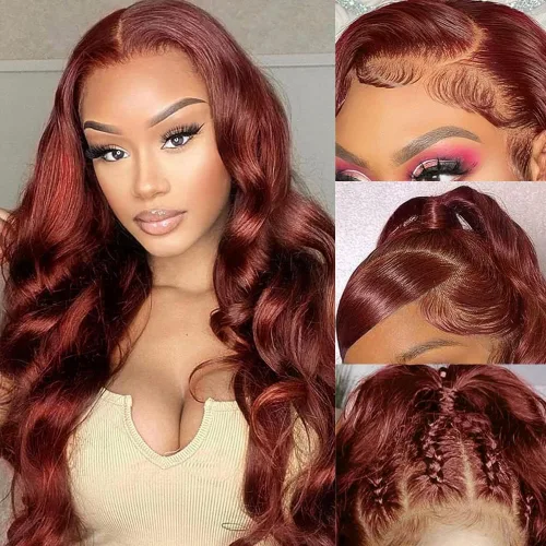 Vista 23 de Pelucas de cabello humano ondulado con encaje frontal transparente HD de 13 x 6 pulgadas, densidad del 200 %, sin pegamento, con pelitos de bebé