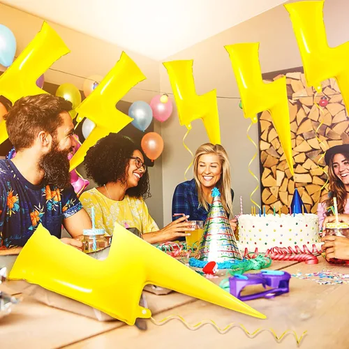 Vista 5 de Kasyat - 8 globos de rayo de 36 pulgadas para fiesta