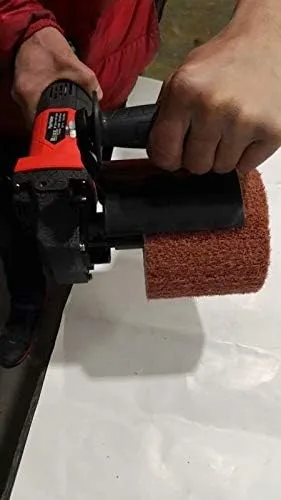 Vista 7 de Rueda abrasiva Adaptador de conversión de rueda de tira de carburo de silicio 5/8 "-11 Amoladora de roscas convertirse en bruñidor Máquina