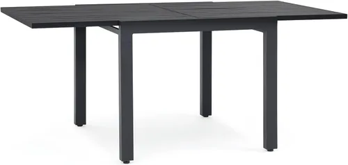 Vista 14 de Soleil Jardin Mesa de Comedor Extensible de Aluminio para Patio, 63" - 105", Mesa Rectangular Ajustable para Interiores y Exteriores con Superficie