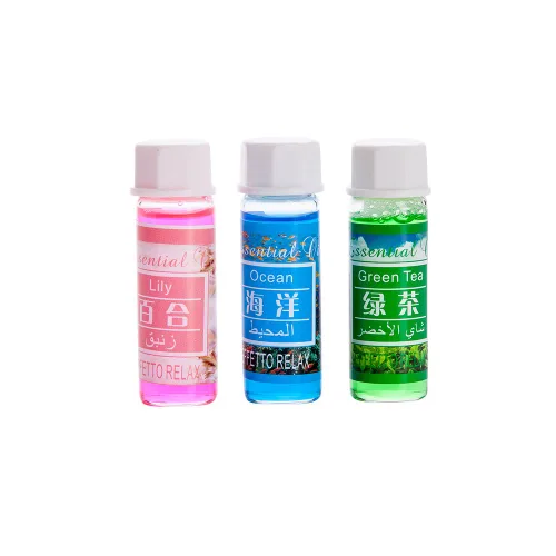 Vista 2 de Un paquete de 24 aceites aromáticos de perfume aromático en 12 aromas diferentes de 0.17 onzas líquidas cada botella