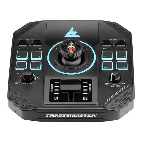 Vista 10 de Thrustmaster Sol-R1 Flight Joystick, Hall Effect Technology for Ultra-Precise Gaming, 44 Buttons Ideal for Space Flight Simulation