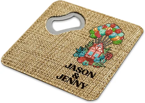 Vista 7 de Smile Art Design Juego de 6 posavasos de arpillera con base, material textil redondo de arpillera en blanco, regalos personalizados, decoración