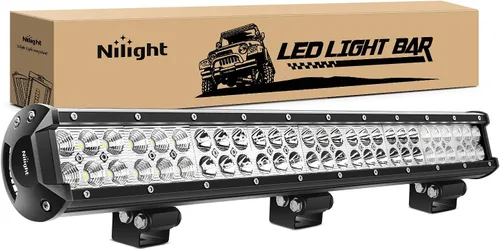 Vista 11 de Nilight 39 Pulgadas 252W Barra de Luz LED Combo Puntal y Dispersión 24V 12V Iluminación para Barco, Iluminación de Conducción Todoterreno, Luces