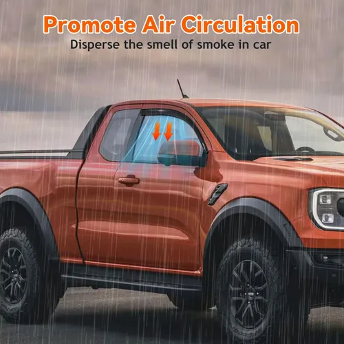 Vista 24 de Protectores de lluvia compatibles con Chevy/GMC C/K Extended Cab 1988