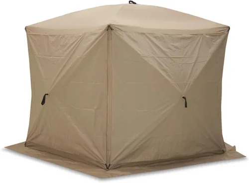 Vista 3 de Gazelle Tents™, Paquete de 3 paneles de viento para glorieta, paneles de viento portátiles para glorieta, paneles de privacidad, impermeables, arena