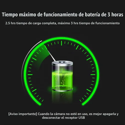 Vista 4 de TOALLIN Cámara web inalámbrica HD 1080P para PC, micrófono con cancelación de ruido incorporado, cámara de computadora inalámbrica