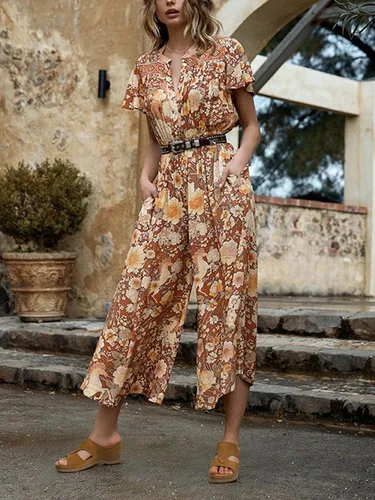 Vista 2 de SHIBEVER Sandalias de cuña para mujer de verano cómoda sandalia de plataforma elegante con punta abierta