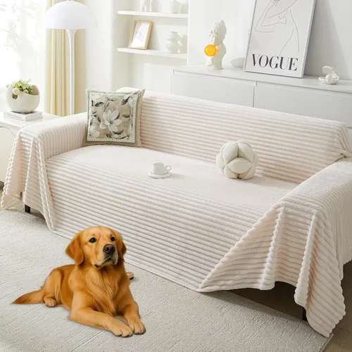 Vista 12 de HAOMAIJIA Fundas de Sofá Boho para Sofá de 2 Cojines - Amigable con Mascotas, Funda Suave y Gruesa Antideslizante para Perros - Protector de Muebles