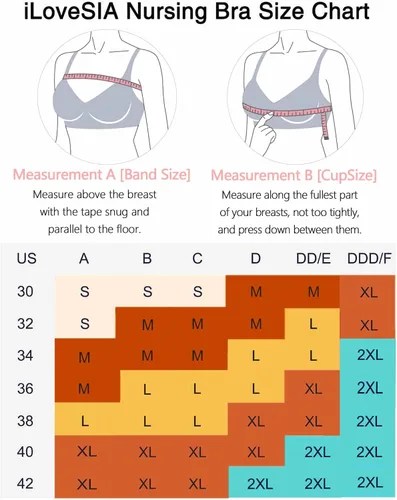 Vista 5 de iloveSIA Nursing Bras for Mom Breastfeeding, Seamless Supportive Sleep Bra for Maternity Postpartum S-2XL 3Pack