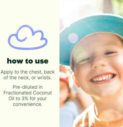 Vista 2 de Plant Therapy KidSafe Happy Place - Mezcla de aceites esenciales de 0.3 fl oz (1/3 oz) prediluido, aromaterapia calmante para el estrés