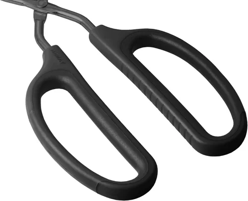Vista 4 de HINMAY Pinzas de tijera de acero inoxidable de 10" con mango de agarre cómodo (negro)