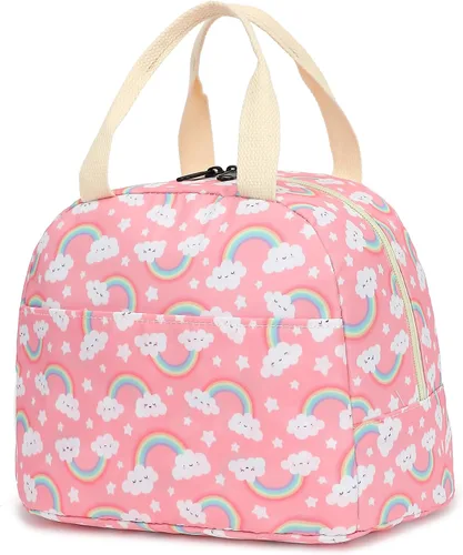 Vista 22 de Lonchera aislada con aguacate para mujeres y niñas, lonchera reutilizable, bolsa de picnic para adultos, niños, escuela, trabajo, viajes