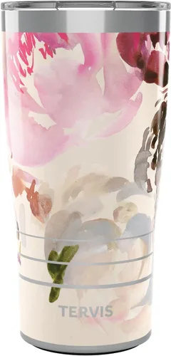 Vista 10 de Tervis Kelly Ventura - Colección Floral hecha en Estados Unidos Vaso aislado de doble pared para viajes mantiene las bebidas frías y calientes, 24