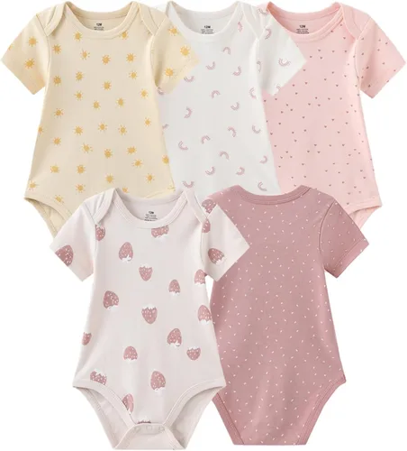 Vista 2 de Ecojoy Conjunto de ropa de regalo esencial de 20 piezas para niños y niñas
