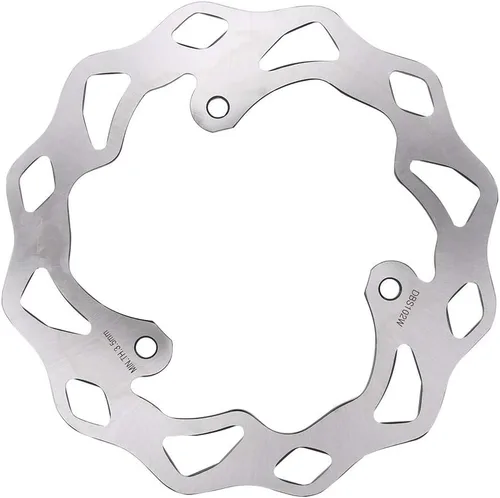Vista 4 de FSFY - Rotores de freno de motocicleta, rotores de disco de freno trasero, acero inoxidable, plateado, apto para Yamaha MT-03 ABS 320 2016/YZF