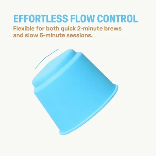 Vista 5 de [Regalo] Filtro Phin vietnamita, gotero de café reutilizable de plástico para verter sobre café, filtro de café de una sola taza con diseño