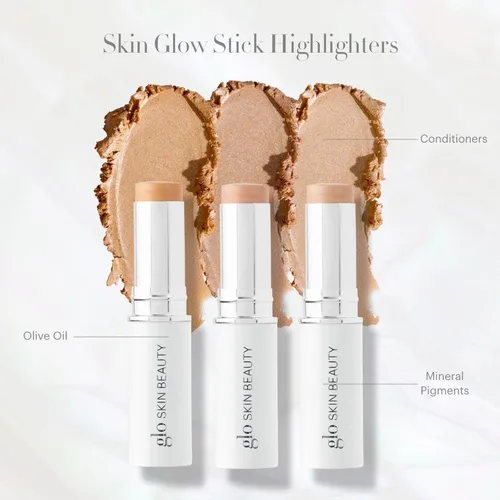 Vista 2 de Glo Skin Beauty Skin Glow Stick Resaltador (champán) - Alimentado por hidratadores, pigmentos minerales y mica para un brillo iluminado, resaltador
