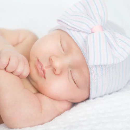 Vista 3 de Upsmile Baby Turban Hats Baby Girl Hat Newborn Turban Headwrap Infant Turban Nursery Beanie Hat
