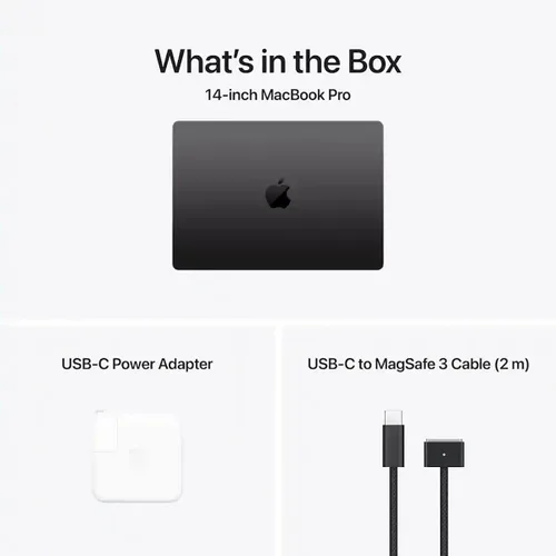 Vista 9 de Apple MacBook Pro de 14 pulgadas con chip M5, CPU de 10 núcleos y GPU de 10 núcleos, finales de 2025 - Negro espacial, estándar, memoria de 32 GB