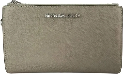 Vista 2 de Michael Kors - Billetera de viaje con doble cremallera para mujer modelo Jet Set con correa para la muñeca