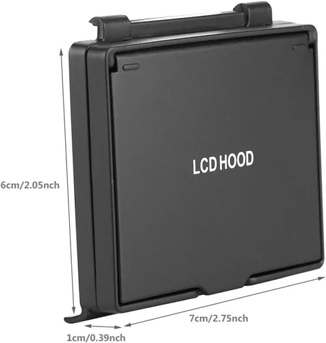 Vista 9 de Pantalla de monitor LCD Parasol con cubierta protectora de pantalla plegable para cámara DSLR