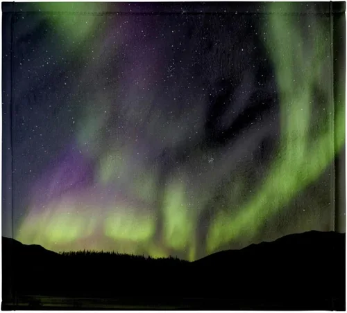 Vista 10 de 3dRose Aurora Borealis, Northern Lights, Alaska, EE. UU. - US02 HRO0392 - Toalla de mano Hugh Rose de 15 x 22