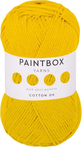 Vista 7 de Paintbox Yarns - Hilo 100% algodón DK, 1.76 onzas, 137 yardas, 410.1 ft #401 Papel blanco