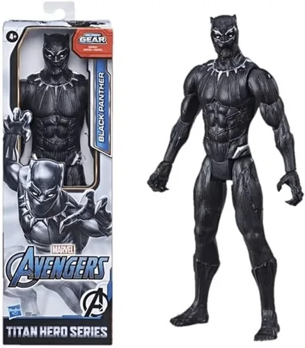 Vista 5 de Marvel Avengers Titan Hero Series Black Panther Figura de acción
