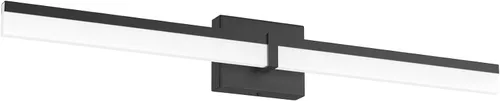 Vista 11 de Tipace Lámparas de baño negras de 24 pulgadas, luces LED modernas sobre espejo (luz blanca, 6000 K)