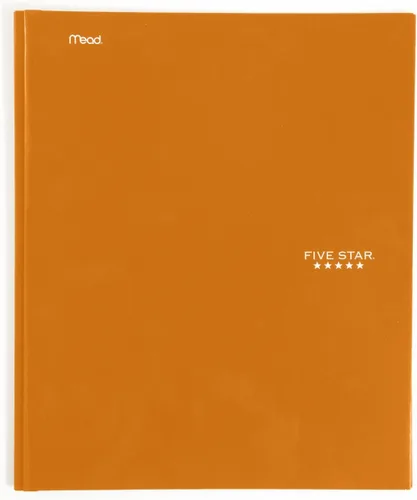 Vista 3 de Five Star Carpeta con ganchos y bolsillo., Negro