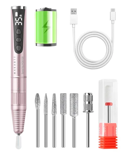 Vista 11 de Taladro de uñas eléctrico, Púrpura