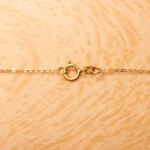 Vista 4 de Ross-Simons Italian 14kt Yellow Gold Cross Cutout Disc Pendant Necklace