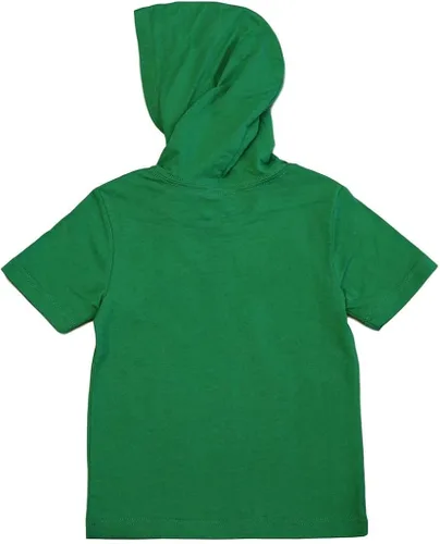 Vista 2 de Marvel Avengers playera con capucha para niños pequeños con máscara