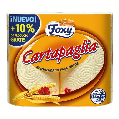 Vista 2 de Papel de Cocina Cartapaglia Foxy Cartapaglia Fritos (2 uds)