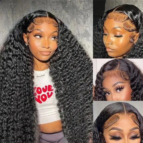 Vista 14 de Peluca de cabello humano estilo Bob para mujeres negras, 4x4, sin pegamento, encaje frontal, pelucas de cabello humano prearrancadas cortas