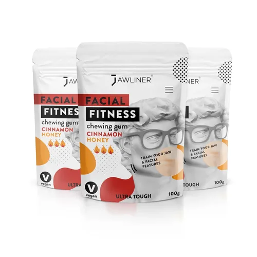 Vista 22 de Jawliner® - Pioneros de la goma de mandíbula artesanal más resistente 15 veces más dura, incluye 12 semanas de entrenamiento - Goma sin azúcar sabor