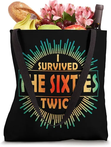 Vista 4 de I Survived The 60s Twice Bolso de mano